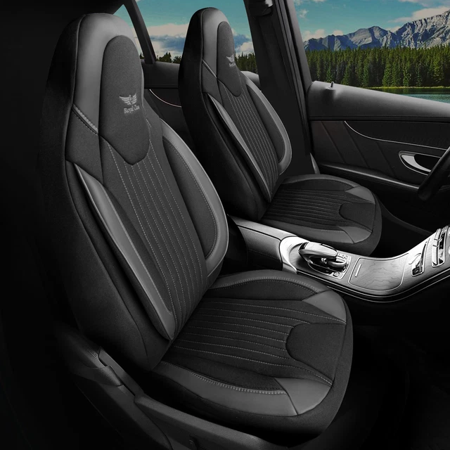 ASC Tappetini Auto Su Misura Per Kia Ceed 2 (2012-2018) - 4 Pezzi In Moquette Con Battitacco E Clip Ancoraggio
