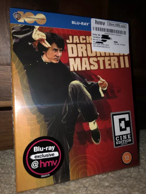 Drunken Master II Cine Etd Deluxe Collectors Blu Ray Set New Sealed Uk Etd OOS
