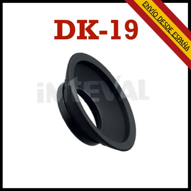 VISOR OCULAR DK-19 para NIKON D5200 D5100 D3200 D3100 D3000 D80 D70 D60 D50 D40