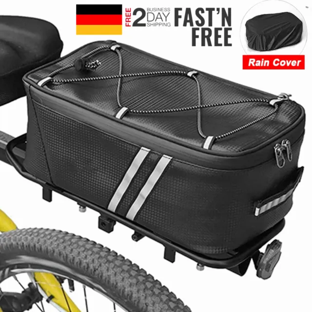 Fahrradtasche Gepäckträgertasche für Gepäckträger, 8 Liter Volumen, Wasserdicht