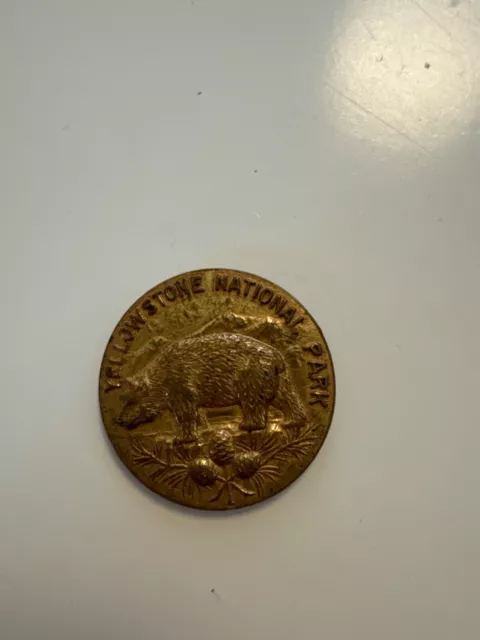 yellowstone national park coin