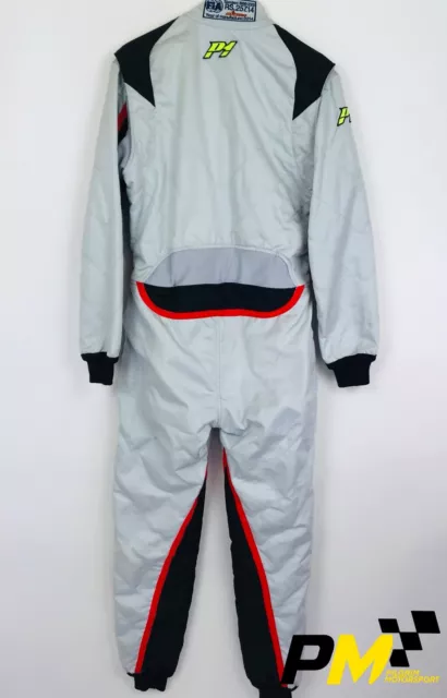 P1 White FIA Standard 8856-2000 3 Layer Race Suit  Size 2 NEW 2