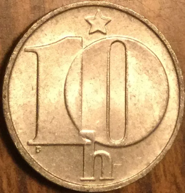 1990 Czechoslovakia 10 Haleru Coin