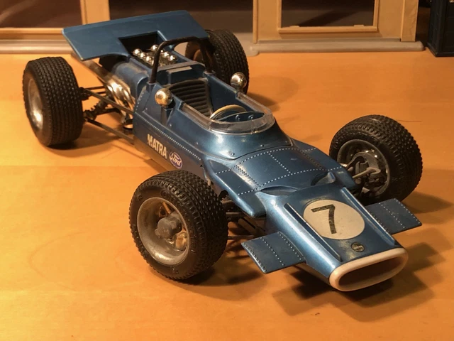 SCHUCO Matra-Ford 430 PS F1 Allemagne – Voiture Miniature 24cm, Fonctionne (manque Saute-vent)