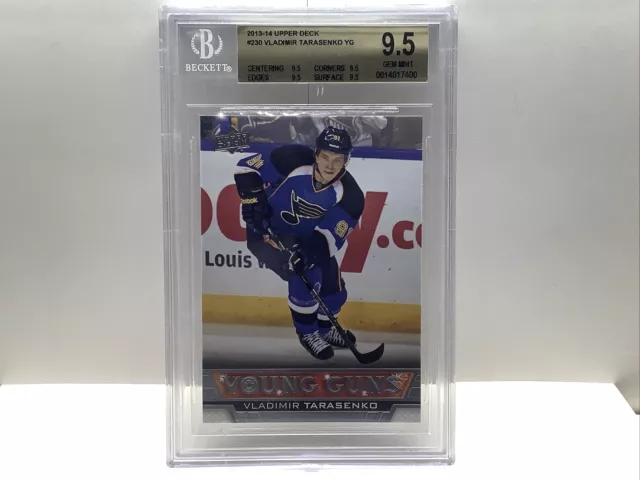 2013-14 Upper Deck Vladimir Tarasenko Young Guns #230 *Bgs Gem Mint 9.5*