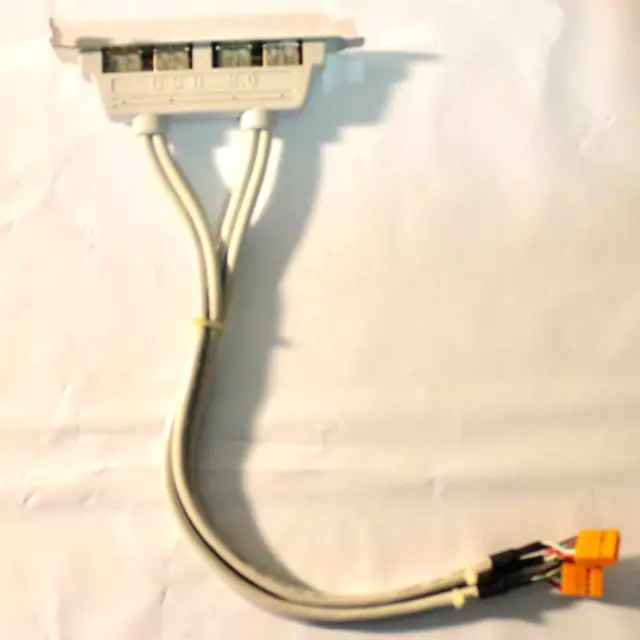 4 Ports Usb 2.0 Hubs Expansion Rear Header Bracket Motherboard  Cable Pc