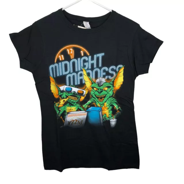 Gremlins Midnight Madness T-Shirt Top Tee Nerd Horror Block Halloween Movie L