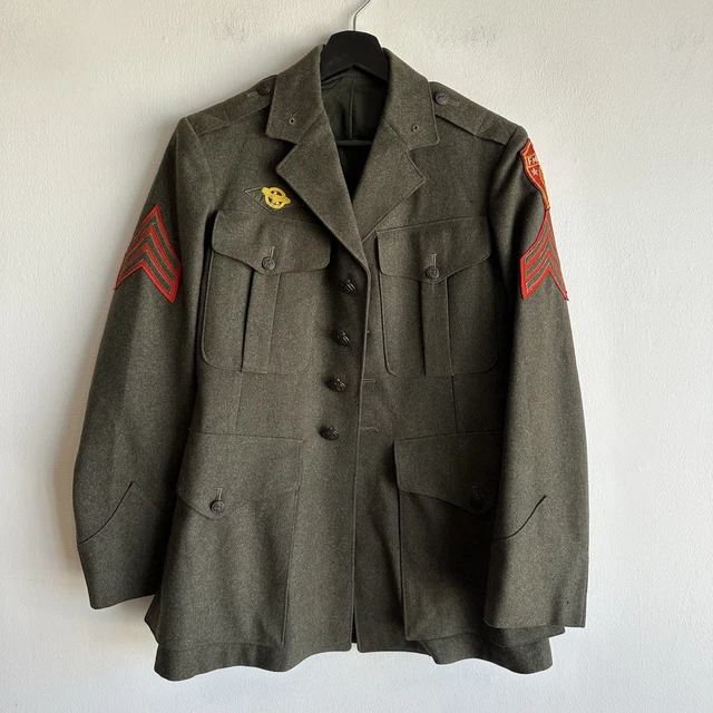 Usmc Pac WWII USMC MARINE Corps Uniform Patched FMF-PAC Command £159.38 ...