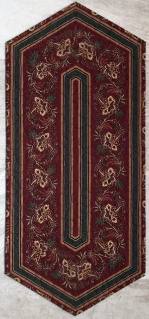 Tablerunner Easy Stripe Kansas Troubles - 12""x 35"". Telas de calidad para tienda de edredones.