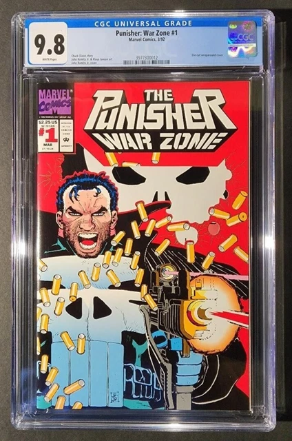 Punisher: War Zone #1 Marvel Comics 3/92 CGC 9.8 Die-Cut Cover