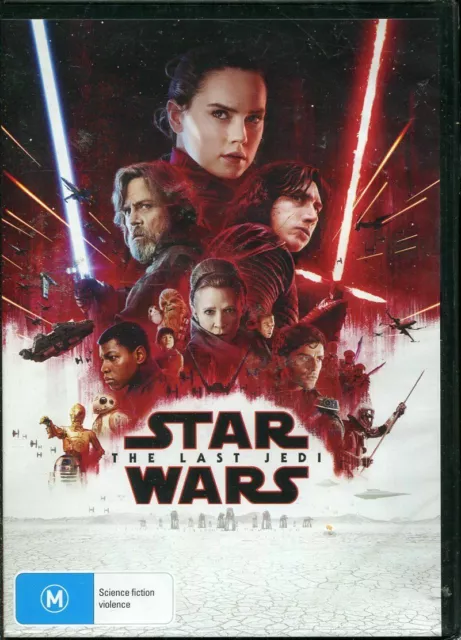 Star Wars The Last Jedi very good condition dvd region 4 t1414