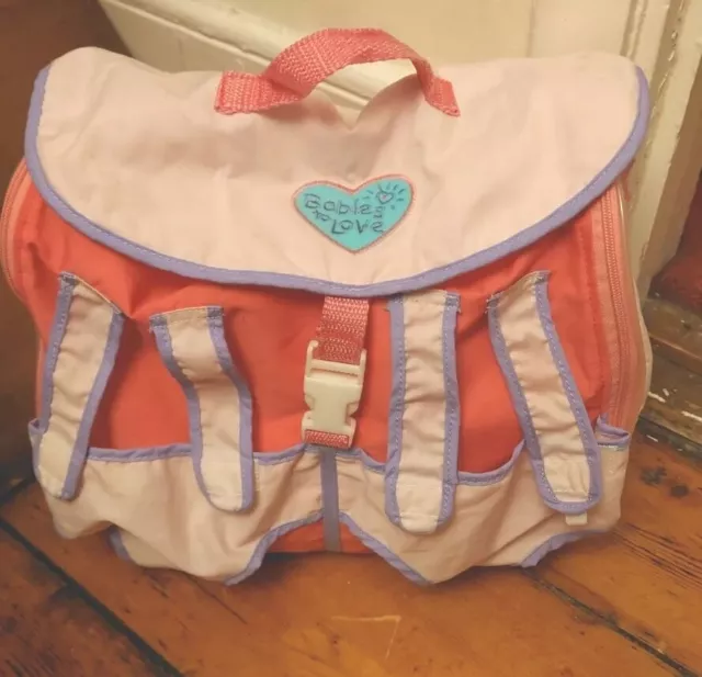 Vintage "Babies to Love" Double Sling/Baby Bag - Chad Valley (Twins Interactive)