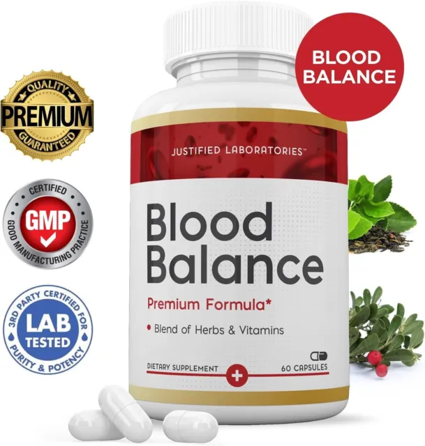 Blood Balance Advanced Formula All Natural Blood Sugar Support Supplement Pills