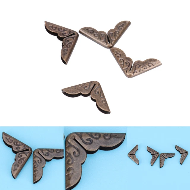 100Pcs 14MM DIY Album Ordner Crafts Scrapbook Antike Bronze Book Corner
