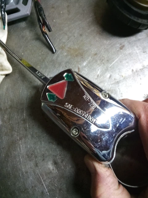 Vintage Working KD 728 Turn Signal SAEQQC 74 DOT Hot Rat Rod