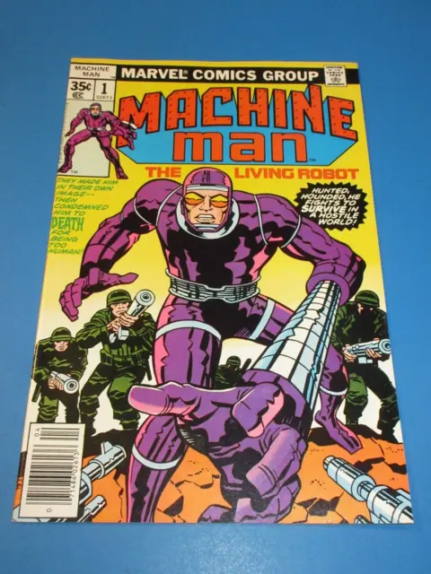 Machine Man #1 Bronze age 1st Issue Key Kirby VF+ Beauty Wow