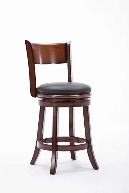 Palmetto 24" Swivel Counter Stool Brandy