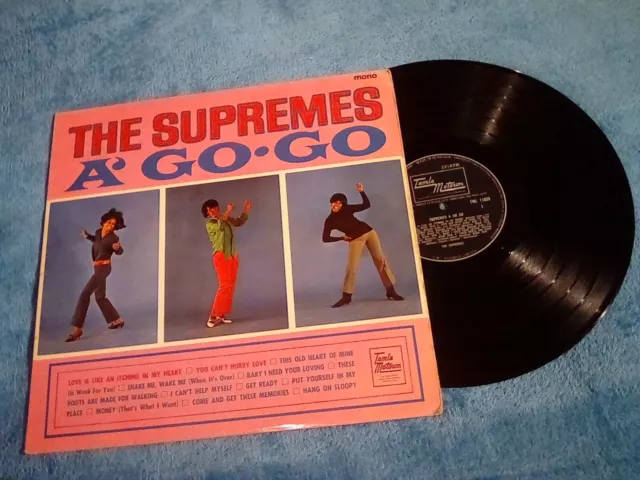 The Supremes.  A-Go-Go. Tml11039. Mono. 1966. Tamla. 1St Press. A1 B1. Vg+/Vg.