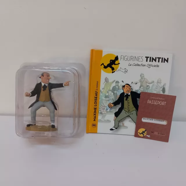 Figurine Tintin Collection Officielle  - Maxime Loiseau Le Meneur - N° 88