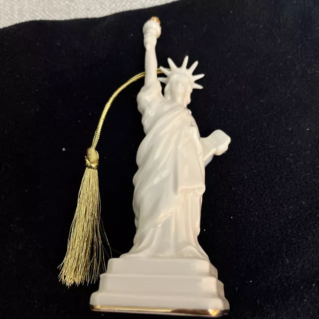 Lenox Statue of Liberty Christmas Ornament  Holiday Tree Ornaments  Lady Liberty