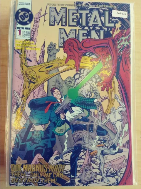 Metal Men vol.2 #1 Foil Cover High Grade DC Comic Book 1993 PA5-136