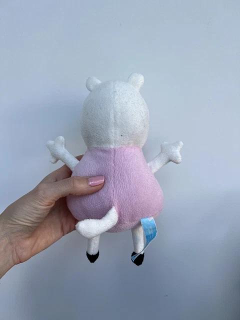 DEMDACO Ultra Soft Plush Bunny Stuffed Animal - Pink & Grey, 9.5" Snuggly Toy For Baby, Nursery Decor