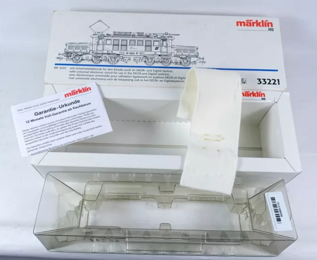 Märklin 33221 LEERKARTON E-Lok BR 1020 024-4 ÖBB Krokodil DIGITAL OVP 3322 3422