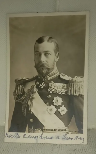 Postcard H R H The Prince Of Wales King George V Vintage