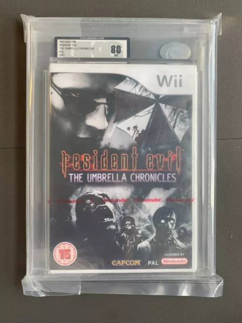 RESIDENT EVIL THE UMBRELLA CHRONICLES NINTENDO Wii UKG GRADED 80 NM