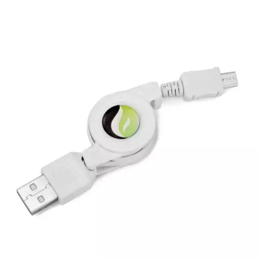 USB CABLE RETRACTABLE MICROUSB CHARGER POWER CORD SYNC WIRE for PHONES & TABLETS