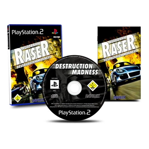 PLAYSTATION 2 PS2 Jeu Autoroute Chauffard Destruction Madness En Scellé
