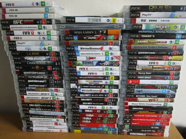 PS3 Game PlayStation 3 Games *CHOOSE YOUR OWN GAME* VGC PS3 Assorted CD GAME PS3
