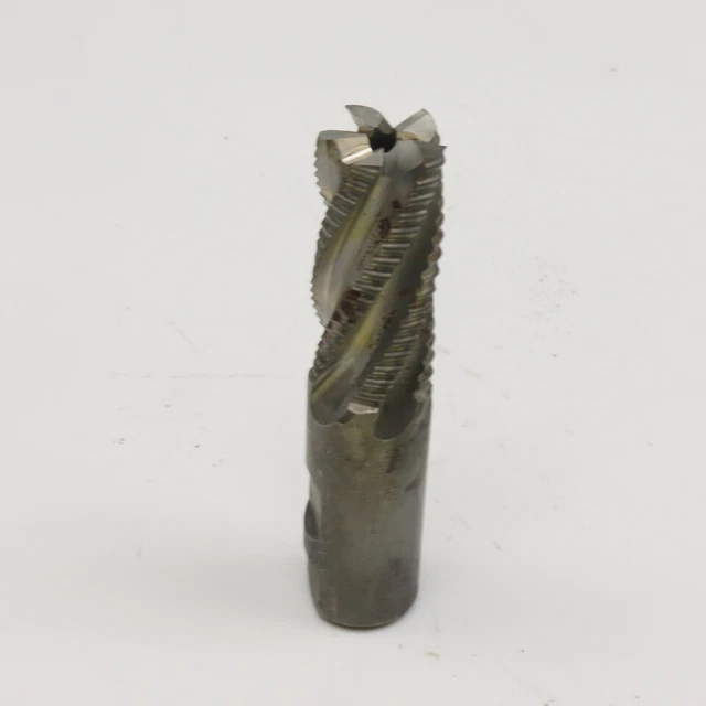 Niagara 1" Diam. 5 Flute Spiral Roughing End Mill HSS 1" Weldon 2" LOC