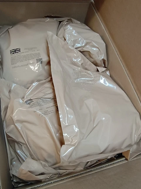 FULL BOX OF New British Military 24 Ration Packs (postage included) £ ...