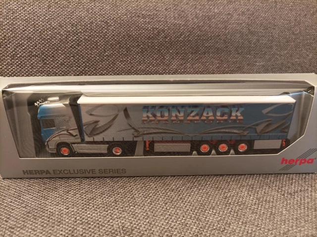 Camion Miniature Herpa - Modèle Daf Sachs Trans - Neuf Dans Son Emballage