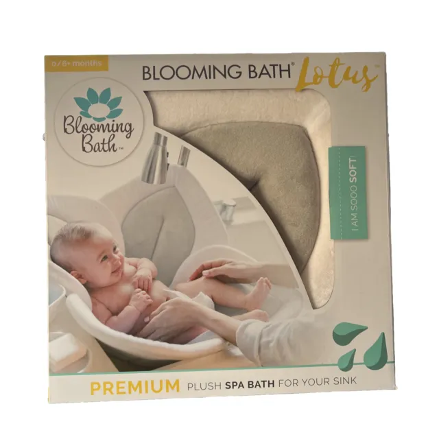 Blooming Bath Lotus 4 Petal Baby Bath - Gray/Dark Gray