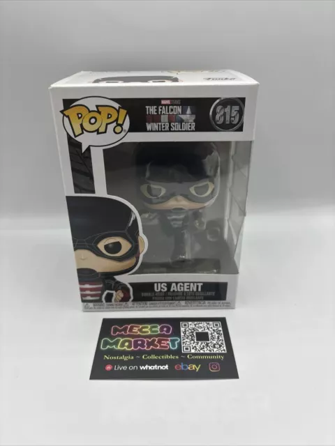 Funko Pop US Agent 815 Marvel The Falcon Winter Soldier Bobble-Head Vinyl Figure