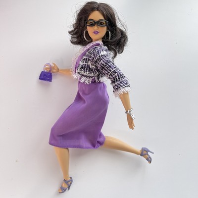 KIRA BARBIE DOLL Articulated Curvy MTM OOAK Vintage Outfit Asian