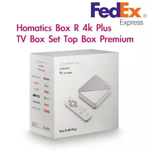 [FEDEX EXPRESS] Homatics Box R 4k Plus TV Box Décodeur Premium