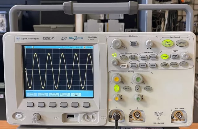 Agilent DSO5012A, oscilloscope, 2x 100 MHz