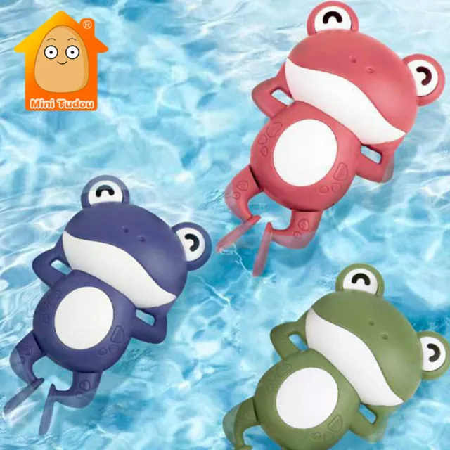 Wind up Baby Toy Bath Toys For Children Bath Swimming Toy Cute Frogs Animal Toy