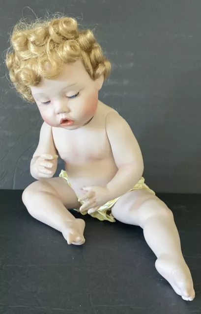 Vintage Ashton Drake Baby Girl Doll TITUS TOMESCU “Clean As A Whistle” Porcelain