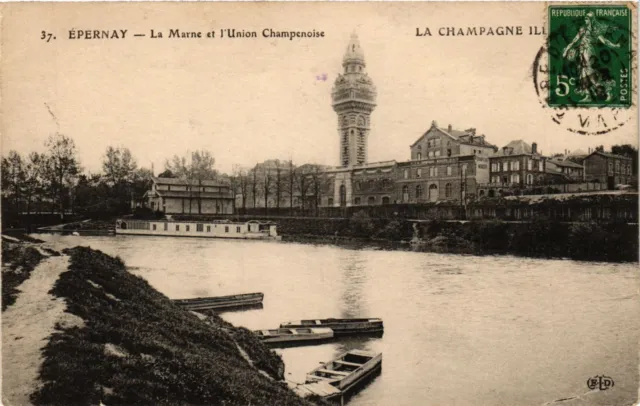 CPA ÉPERNAY - La Marne et l'Union Champenoise - La Champagne Illustrée (741608)