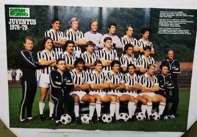 Poster Story Juventus 1978-1979 Guerin Sportivo