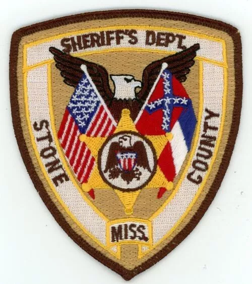 Mississippi Ms Stone County Sheriff Nice Shoulder Patch Police