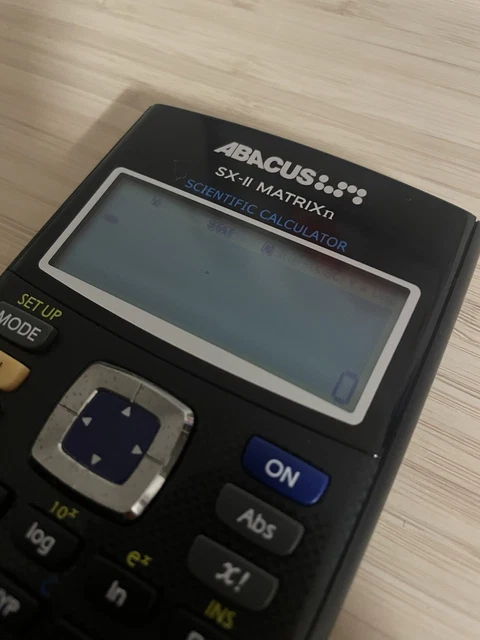 ABACUS SX-II MATRIXN Scientific Calculator $35.95 - PicClick AU