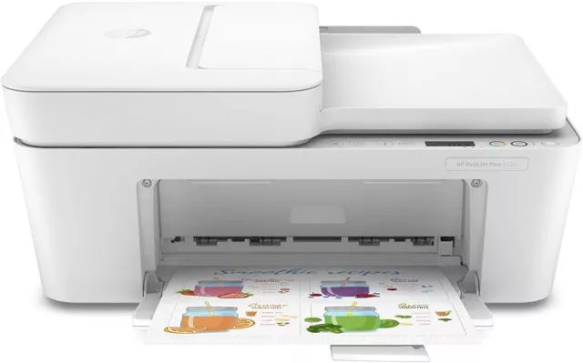 impresora multifuncion HP DeskJet Plus 4120 color Wi-Fi escaner SIN CARTUCHOS