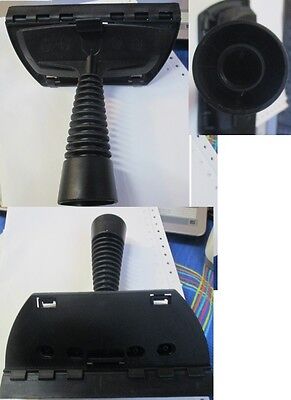 KIT BOCCHETTA VAPORE SPAZZOLA SETOLATA ORIGINALE POLTI PER LECOASPIRA TELAI LAVAVETRI ADATTO PER MODELLI CON TUBI PROLUNGA CON ATTACCO A CLIPS 