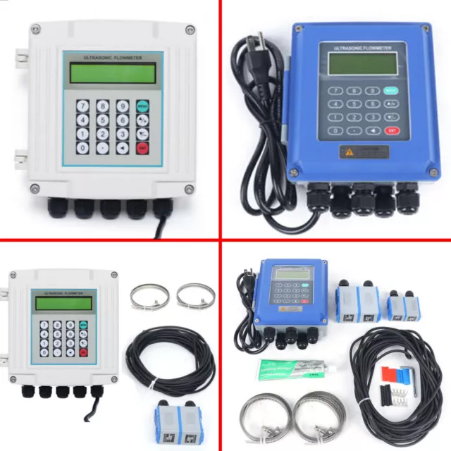 Ultrasonic Flow Meter Water Fixed Wall Mounted Flowmeter DN20mm-700mm TM-1 TS-2