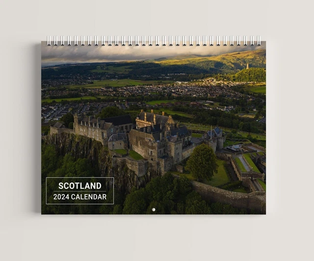 SCOTLAND 2024 CALENDAR / 2024 Calendar 14.58 PicClick